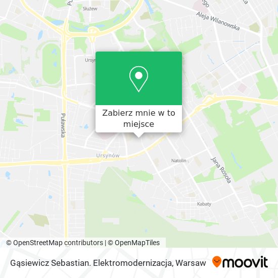 Mapa Gąsiewicz Sebastian. Elektromodernizacja