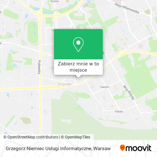 Mapa Grzegorz Niemiec Usługi Informatyczne