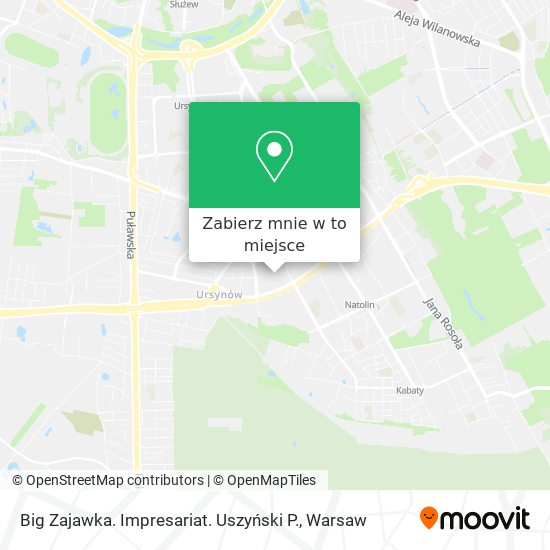 Mapa Big Zajawka. Impresariat. Uszyński P.