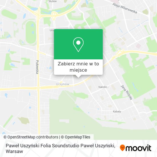 Mapa Paweł Uszyński Folia Soundstudio Paweł Uszyński