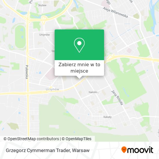 Mapa Grzegorz Cymmerman Trader