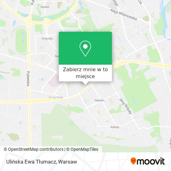 Mapa Ulińska Ewa Tłumacz