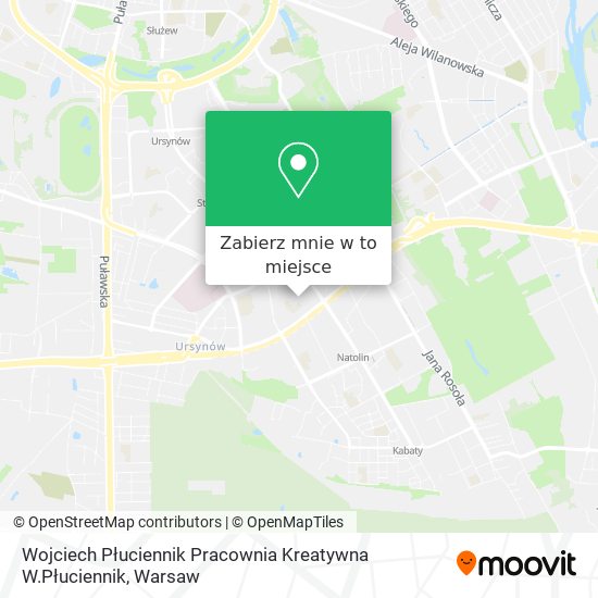 Mapa Wojciech Płuciennik Pracownia Kreatywna W.Płuciennik