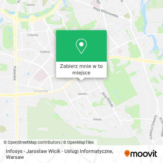 Mapa Infosys - Jarosław Wicik - Usługi Informatyczne