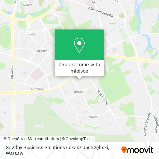 Mapa So2day Business Solutions Łukasz Jastrzębski