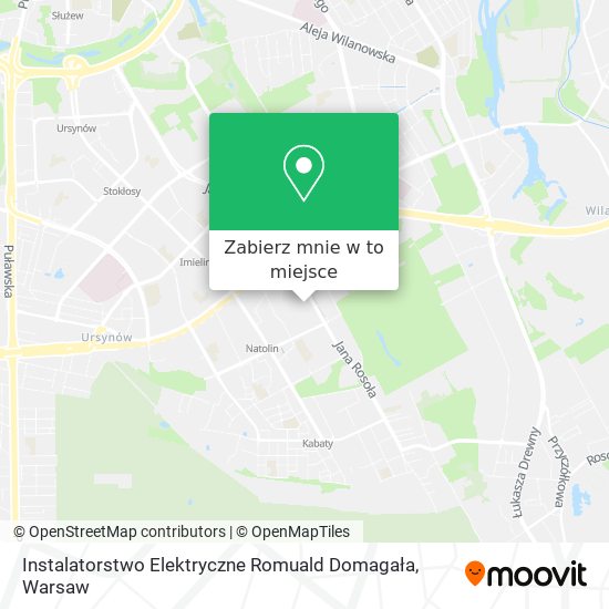 Mapa Instalatorstwo Elektryczne Romuald Domagała