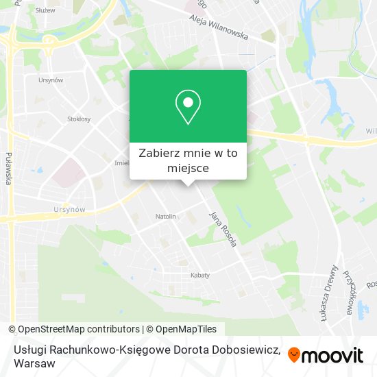 Mapa Usługi Rachunkowo-Księgowe Dorota Dobosiewicz