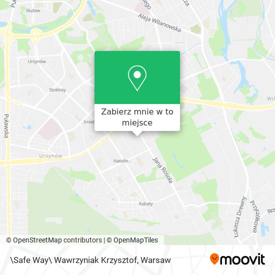 Mapa \Safe Way\ Wawrzyniak Krzysztof