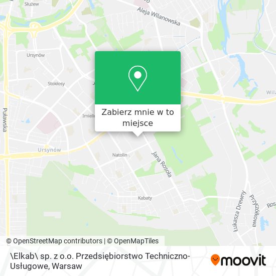 Mapa \Elkab\ sp. z o.o. Przedsiębiorstwo Techniczno-Usługowe