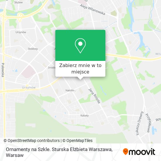 Mapa Ornamenty na Szkle. Sturska Elżbieta Warszawa