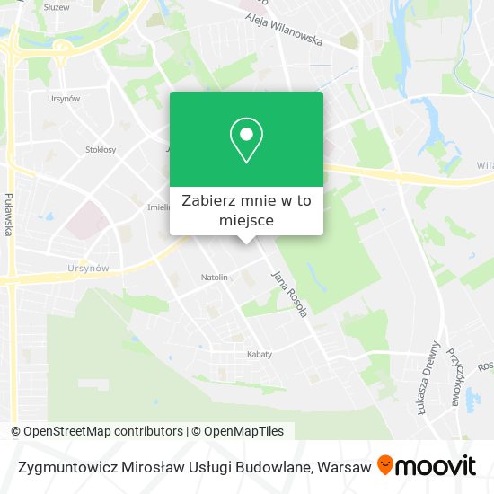 Mapa Zygmuntowicz Mirosław Usługi Budowlane