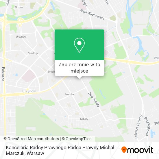 Mapa Kancelaria Radcy Prawnego Radca Prawny Michał Marczuk