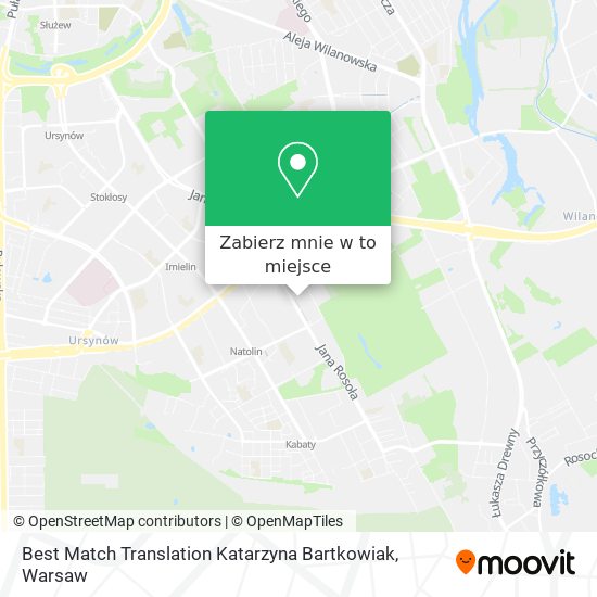 Mapa Best Match Translation Katarzyna Bartkowiak