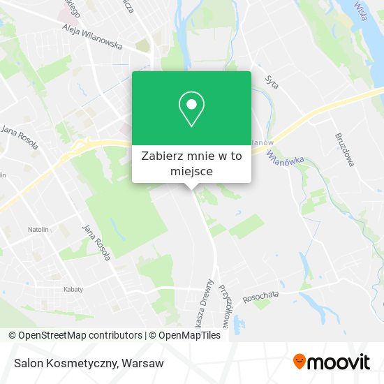 Mapa Salon Kosmetyczny