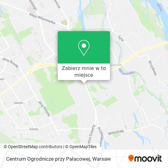 Mapa Centrum Ogrodnicze przy Pałacowej