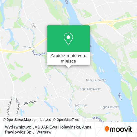 Mapa Wydawnictwo JAGUAR Ewa Holewińska, Anna Pawłowicz Sp.J