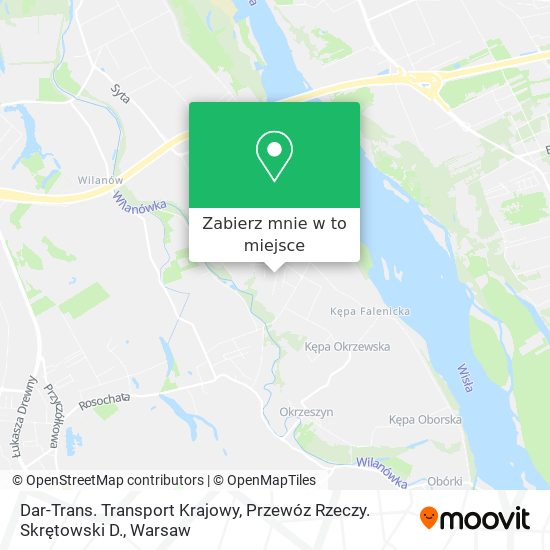 Mapa Dar-Trans. Transport Krajowy, Przewóz Rzeczy. Skrętowski D.