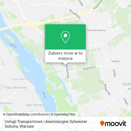 Mapa Usługi Transportowe i Asenizacyjne Sylwester Sobota