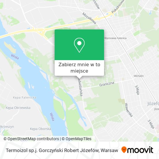 Mapa Termoizol sp.j. Gorczyński Robert Józefów