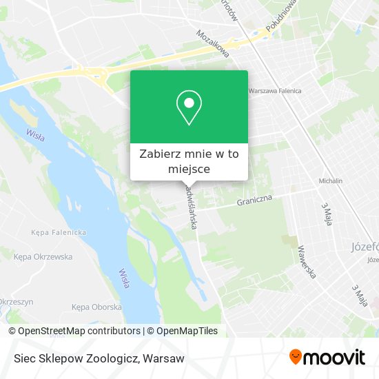 Mapa Siec Sklepow Zoologicz