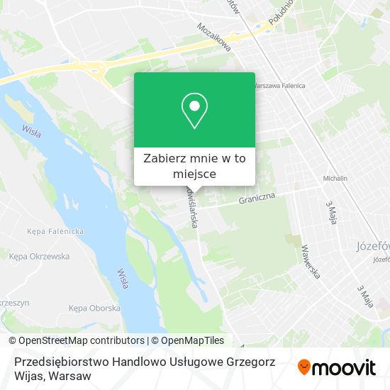 Mapa Przedsiębiorstwo Handlowo Usługowe Grzegorz Wijas