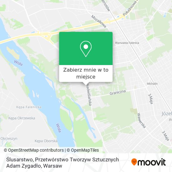 Mapa Ślusarstwo, Przetwórstwo Tworzyw Sztucznych Adam Zygadło