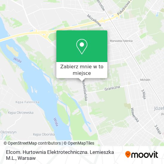 Mapa Elcom. Hurtownia Elektrotechniczna. Lemieszka M.L.