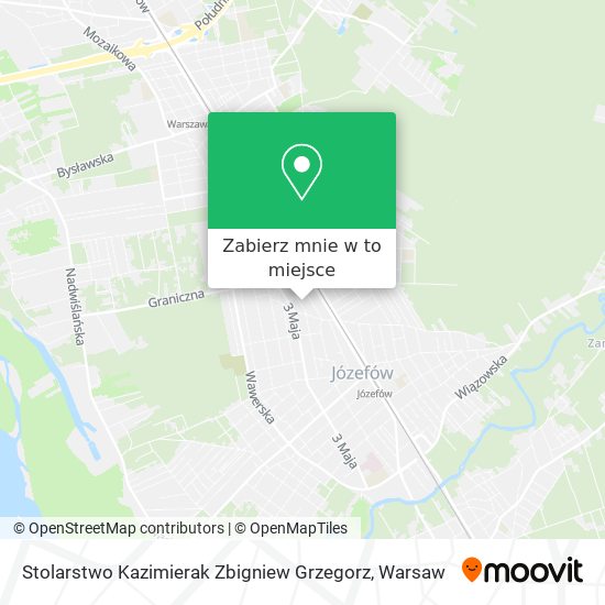 Mapa Stolarstwo Kazimierak Zbigniew Grzegorz