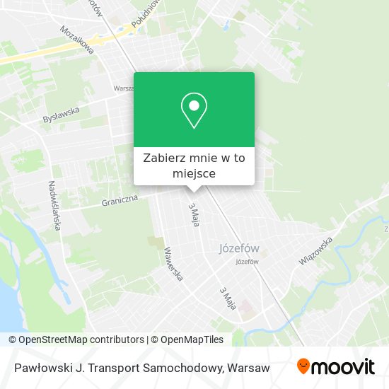 Mapa Pawłowski J. Transport Samochodowy