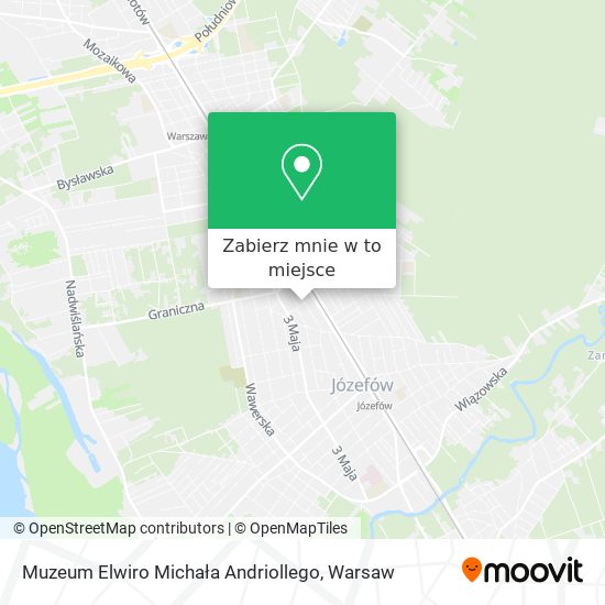 Mapa Muzeum Elwiro Michała Andriollego