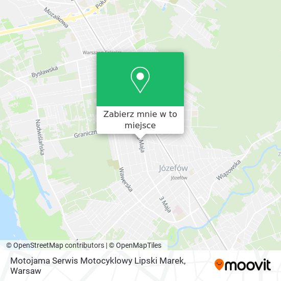 Mapa Motojama Serwis Motocyklowy Lipski Marek