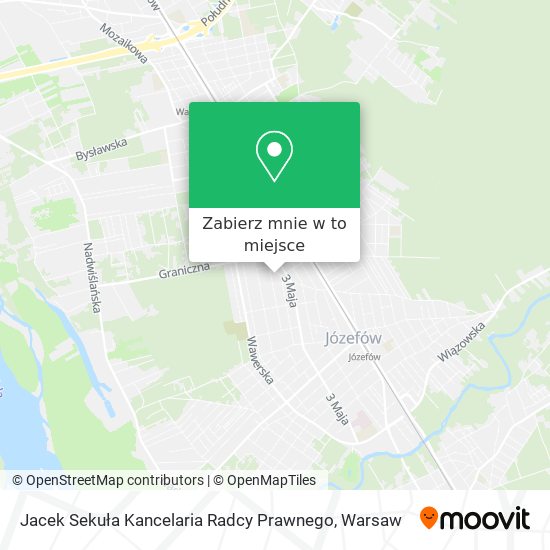 Mapa Jacek Sekuła Kancelaria Radcy Prawnego