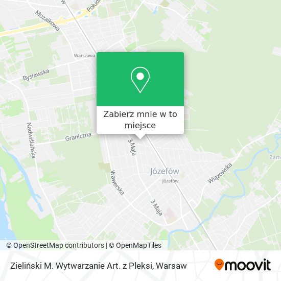 Mapa Zieliński M. Wytwarzanie Art. z Pleksi