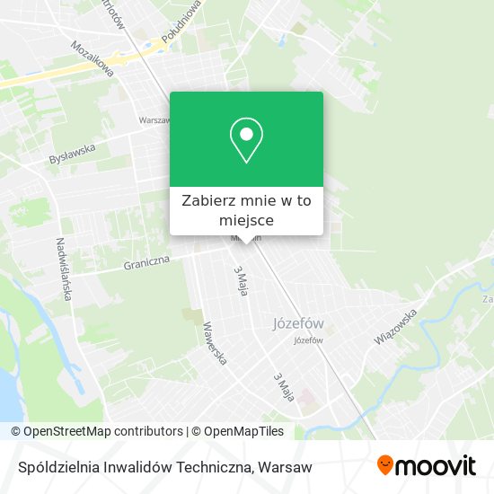 Mapa Spóldzielnia Inwalidów Techniczna