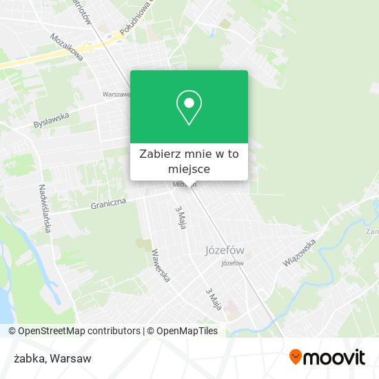 Mapa żabka