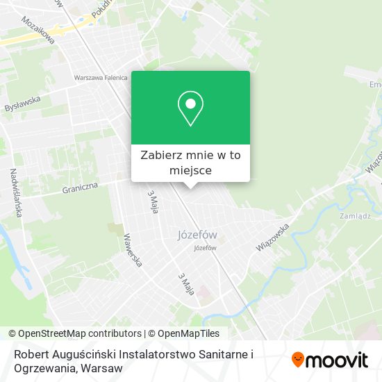 Mapa Robert Auguściński Instalatorstwo Sanitarne i Ogrzewania