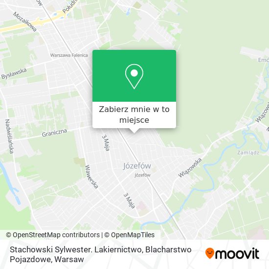 Mapa Stachowski Sylwester. Lakiernictwo, Blacharstwo Pojazdowe