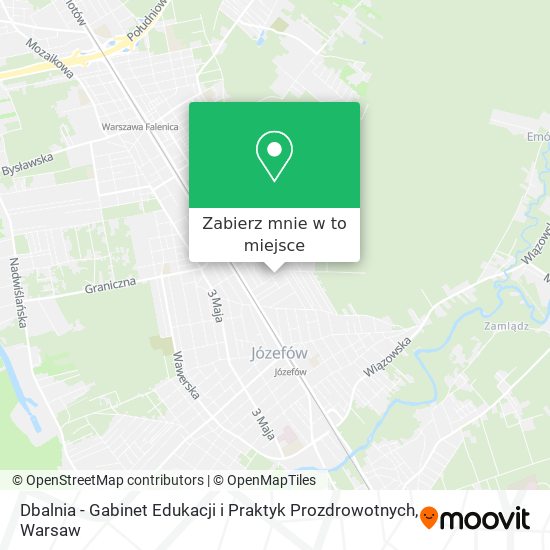 Mapa Dbalnia - Gabinet Edukacji i Praktyk Prozdrowotnych