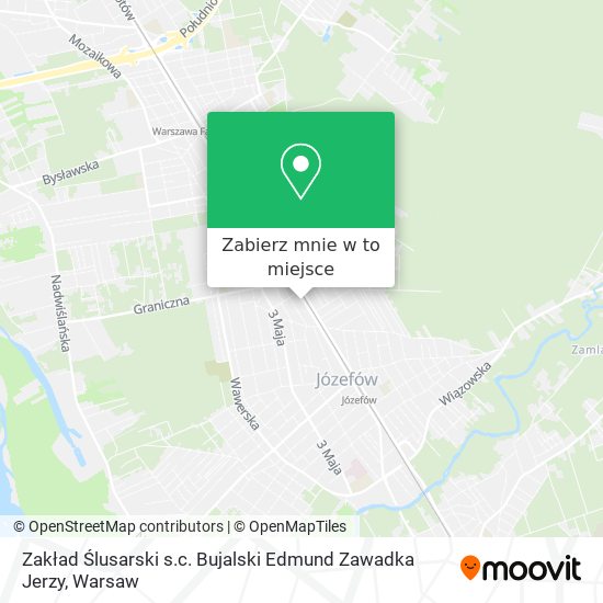 Mapa Zakład Ślusarski s.c. Bujalski Edmund Zawadka Jerzy