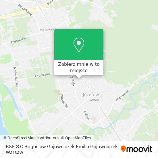 Mapa B&E S C Boguslaw Gajowniczek Emilia Gajowniczek