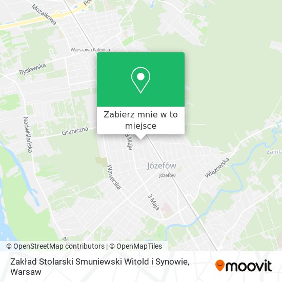 Mapa Zakład Stolarski Smuniewski Witold i Synowie