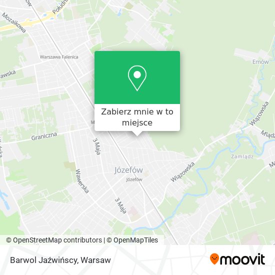 Mapa Barwol Jaźwińscy