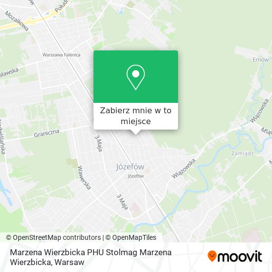 Mapa Marzena Wierzbicka PHU Stolmag Marzena Wierzbicka