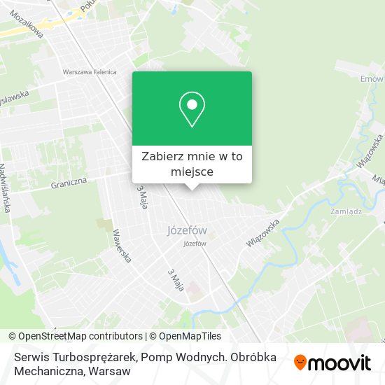 Mapa Serwis Turbosprężarek, Pomp Wodnych. Obróbka Mechaniczna