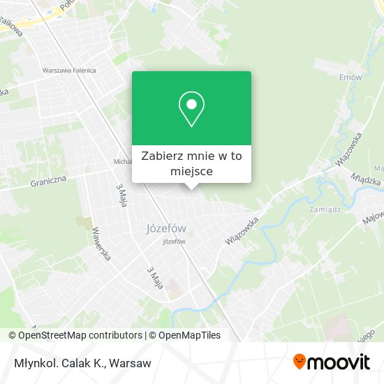 Mapa Młynkol. Calak K.