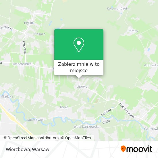 Mapa Wierzbowa