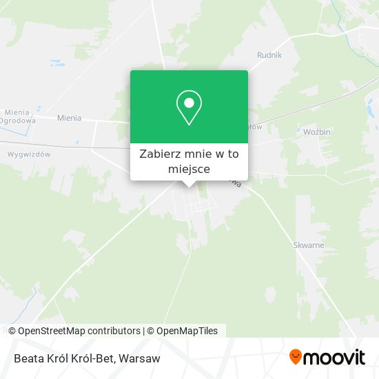 Mapa Beata Król Król-Bet