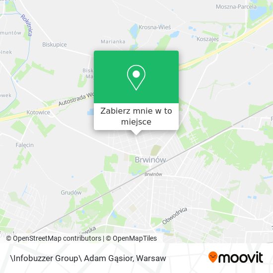 Mapa \Infobuzzer Group\ Adam Gąsior