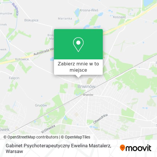 Mapa Gabinet Psychoterapeutyczny Ewelina Mastalerz