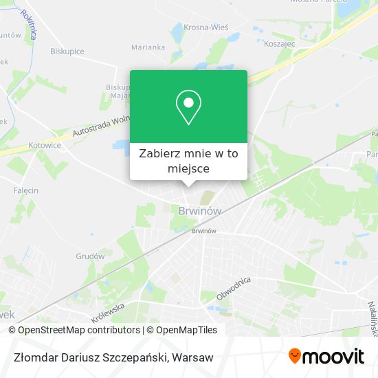 Mapa Złomdar Dariusz Szczepański